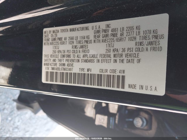 46243179 :رقم المزاد ، 7MMVABBL6TN603497 vin ، 2026 Mazda Cx-50 2.5 S Preferred مزاد بيع
