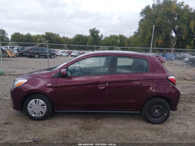 2024 Mitsubishi Mirage Es/le მანქანა იყიდება აუქციონზე, vin: ML32AUHJ2RH027793, აუქციონის ნომერი: 46243190