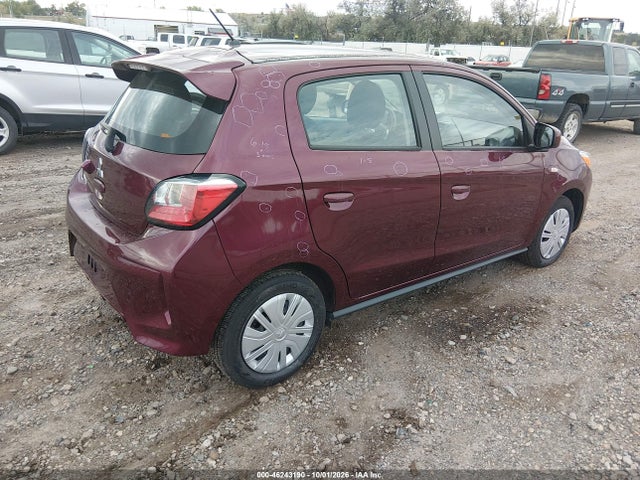 2024 Mitsubishi Mirage Es/le მანქანა იყიდება აუქციონზე, vin: ML32AUHJ2RH027793, აუქციონის ნომერი: 46243190