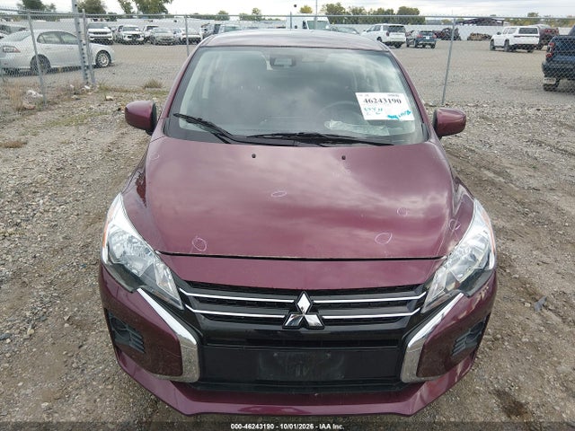 2024 Mitsubishi Mirage Es/le მანქანა იყიდება აუქციონზე, vin: ML32AUHJ2RH027793, აუქციონის ნომერი: 46243190