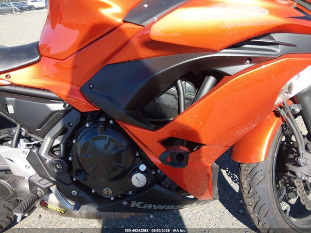 46243263 :رقم المزاد ، JKAEXEK12HDA06159 vin ، 2017 Kawasaki Ex650 F مزاد بيع