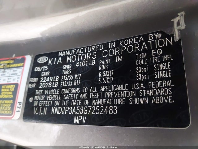 Продаж на аукціоні авто 2016 Kia Soul +, vin: KNDJP3A53G7252483, номер лоту: 46243273