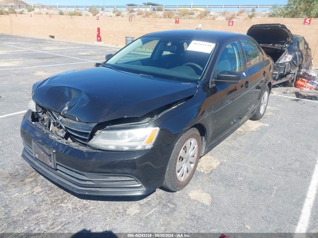 2015 Volkswagen Jetta 2.0l S მანქანა იყიდება აუქციონზე, vin: 3VW2K7AJ4FM254655, აუქციონის ნომერი: 46243339