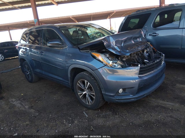 Aukcja sprzedaży 2016 Toyota Highlander Xle V6, vin: 5TDKKRFH6GS121501, numer aukcji: 46243347