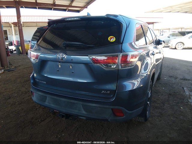 Aukcja sprzedaży 2016 Toyota Highlander Xle V6, vin: 5TDKKRFH6GS121501, numer aukcji: 46243347
