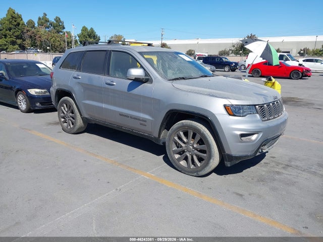 Aukcja sprzedaży 2016 Jeep Grand Cherokee Limited 75th Anniversary, vin: 1C4RJFBT5GC408260, numer aukcji: 46243381