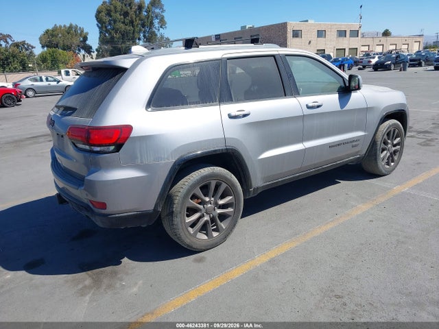 Aukcja sprzedaży 2016 Jeep Grand Cherokee Limited 75th Anniversary, vin: 1C4RJFBT5GC408260, numer aukcji: 46243381