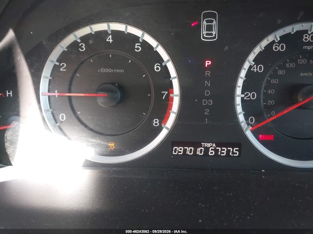 46243562 :رقم المزاد ، 1HGCP2F63CA137269 vin ، 2012 Honda Accord 2.4 Se مزاد بيع