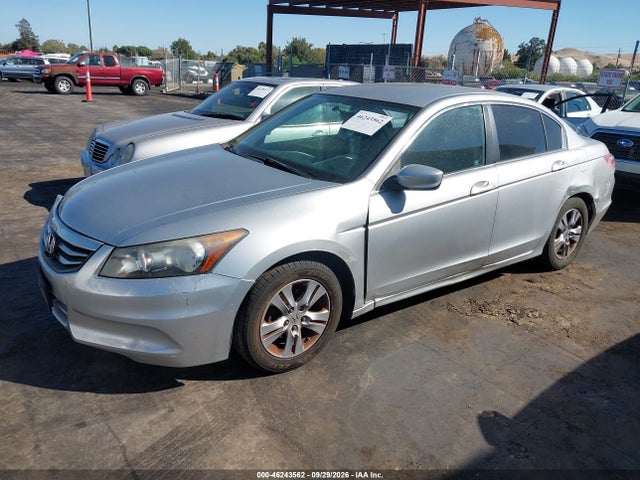 46243562 :رقم المزاد ، 1HGCP2F63CA137269 vin ، 2012 Honda Accord 2.4 Se مزاد بيع