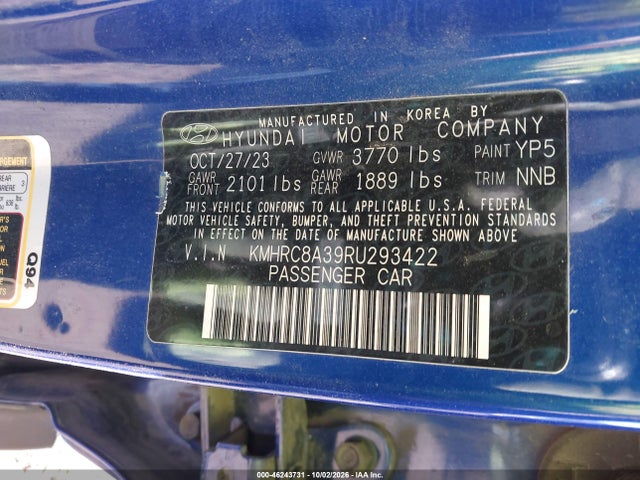 Hyundai Venue Sel 2024 KMHRC8A39RU293422 Image 9