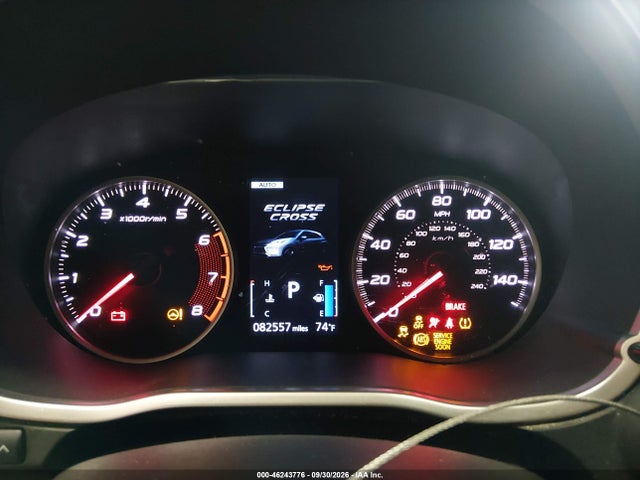 46243776 :رقم المزاد ، JA4AT3AA9JZ047328 vin ، 2018 Mitsubishi Eclipse Cross Es مزاد بيع