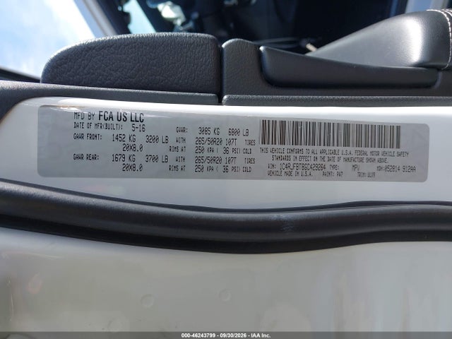 1C4RJFBT8GC429264 Jeep Grand Cherokee Limited