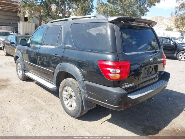 2004 Toyota Sequoia Limited V8 მანქანა იყიდება აუქციონზე, vin: 5TDZT38A14S236981, აუქციონის ნომერი: 46243998