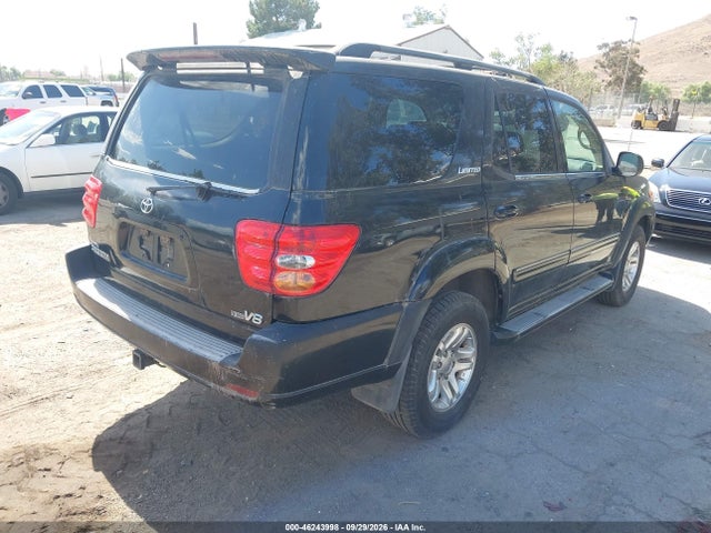 2004 Toyota Sequoia Limited V8 მანქანა იყიდება აუქციონზე, vin: 5TDZT38A14S236981, აუქციონის ნომერი: 46243998