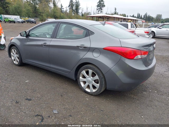 Продаж на аукціоні авто 2012 Hyundai Elantra Limited, vin: 5NPDH4AE5CH091124, номер лоту: 46244025