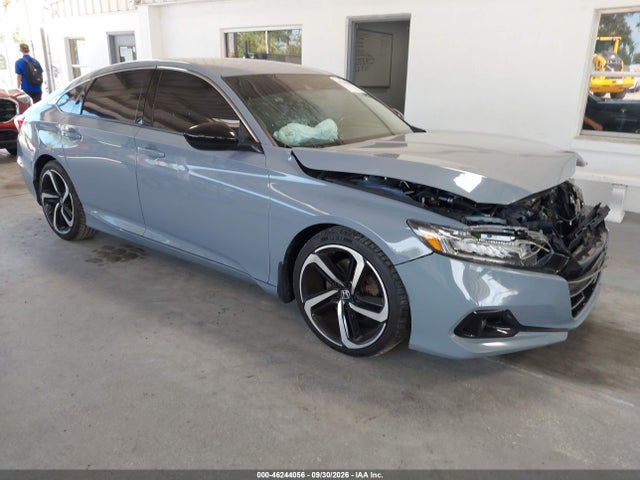 2022 Honda Accord Sport Special Edition მანქანა იყიდება აუქციონზე, vin: 1HGCV1F45NA018432, აუქციონის ნომერი: 46244056