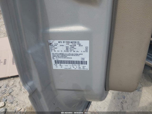 2006 Ford F-150 Lariat/xlt მანქანა იყიდება აუქციონზე, vin: 1FTPW12V26FA85439, აუქციონის ნომერი: 46244084
