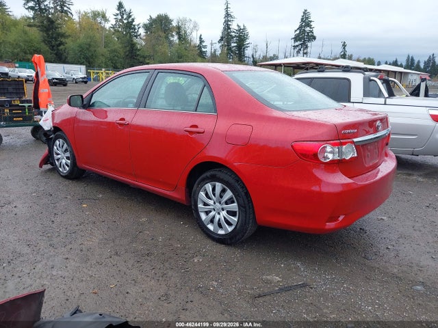 46244199 :رقم المزاد ، 2T1BU4EE8DC990710 vin ، 2013 Toyota Corolla Le مزاد بيع