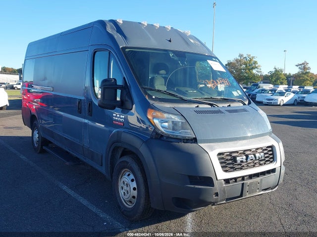 2019 Ram Promaster 3500 Cargo Van High Roof 159 Wb Ext მანქანა იყიდება აუქციონზე, vin: 3C6URVJG8KE558065, აუქციონის ნომერი: 46244341
