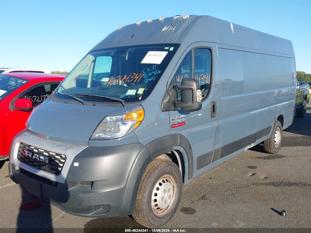 2019 Ram Promaster 3500 Cargo Van High Roof 159 Wb Ext მანქანა იყიდება აუქციონზე, vin: 3C6URVJG8KE558065, აუქციონის ნომერი: 46244341