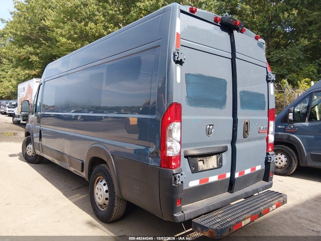 46244345 :رقم المزاد ، 3C6URVJG7LE107131 vin ، 2020 Ram Promaster 3500 Cargo Van High Roof 159 Wb Ext مزاد بيع
