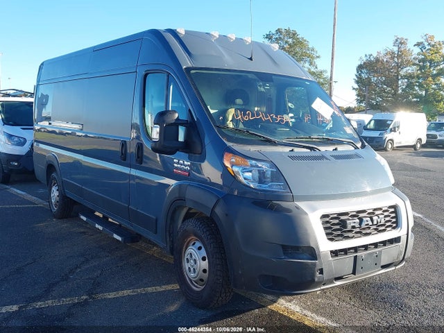 2020 Ram Promaster 3500 Cargo Van High Roof 159 Wb Ext მანქანა იყიდება აუქციონზე, vin: 3C6URVJG0LE124725, აუქციონის ნომერი: 46244354