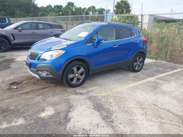 2014 Buick Encore Premium მანქანა იყიდება აუქციონზე, vin: KL4CJHSB5EB735022, აუქციონის ნომერი: 46244370