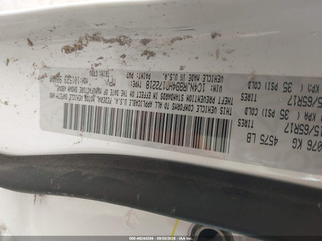 Продаж на аукціоні авто 2017 Jeep Patriot Sport Se 4x4, vin: 1C4NJRBB4HD172218, номер лоту: 46244386