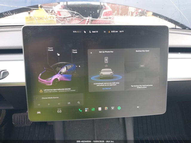 46244594 :رقم المزاد ، 5YJ3E1EB2NF102097 vin ، 2022 Tesla Model 3 Long Range Dual Motor All-wheel Drive مزاد بيع