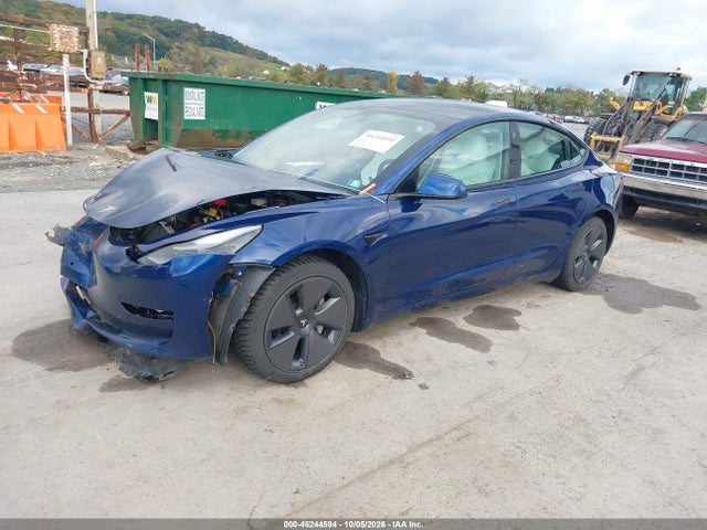 46244594 :رقم المزاد ، 5YJ3E1EB2NF102097 vin ، 2022 Tesla Model 3 Long Range Dual Motor All-wheel Drive مزاد بيع