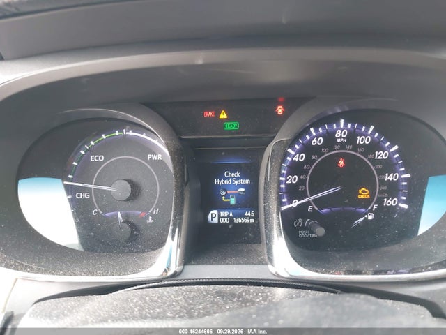 46244606 :رقم المزاد ، 4T1BD1EB8EU029528 vin ، 2014 Toyota Avalon Hybrid Xle Touring مزاد بيع