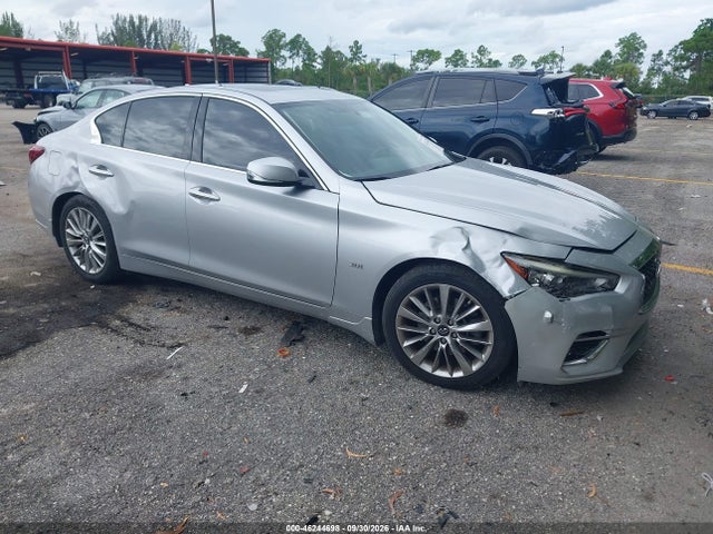 2019 Infiniti Q50 3.0t Luxe მანქანა იყიდება აუქციონზე, vin: JN1EV7AP5KM519524, აუქციონის ნომერი: 46244698