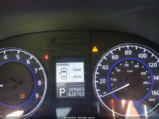 2011 Infiniti G37 Journey მანქანა იყიდება აუქციონზე, vin: JN1CV6EK0BM210561, აუქციონის ნომერი: 46244760