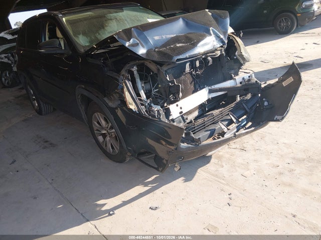 Aukcja sprzedaży 2015 Toyota Highlander Xle V6, vin: 5TDKKRFH5FS065047, numer aukcji: 46244851