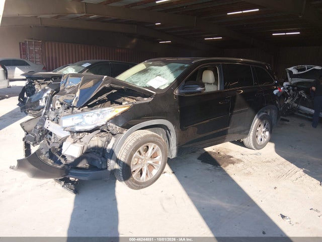 Aukcja sprzedaży 2015 Toyota Highlander Xle V6, vin: 5TDKKRFH5FS065047, numer aukcji: 46244851