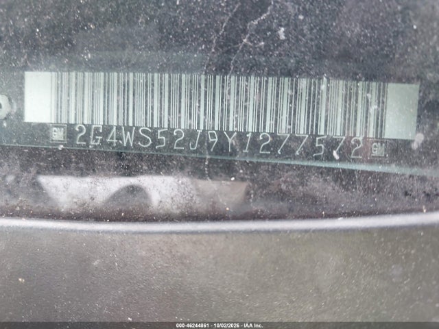 46244861 :رقم المزاد ، 2G4WS52J9Y1277572 vin ، 2000 Buick Century Custom مزاد بيع