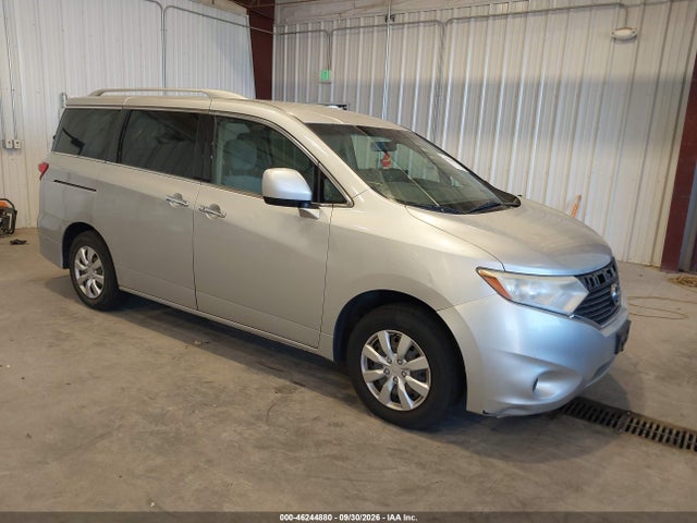 2012 Nissan Quest S მანქანა იყიდება აუქციონზე, vin: JN8AE2KP1C9039583, აუქციონის ნომერი: 46244880