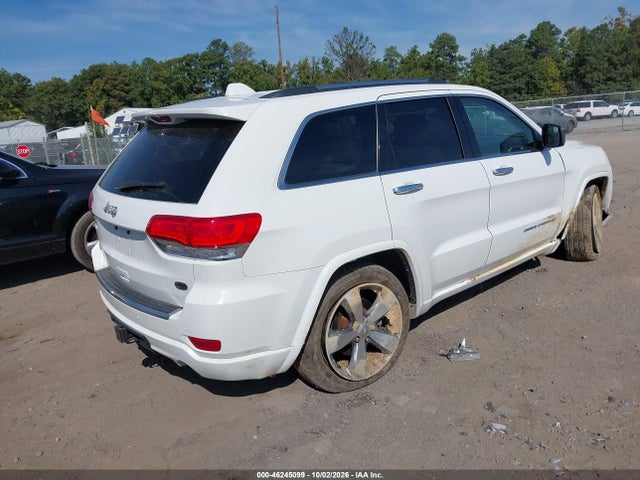 Продаж на аукціоні авто 2015 Jeep Grand Cherokee Overland, vin: 1C4RJFCG9FC663770, номер лоту: 46245099