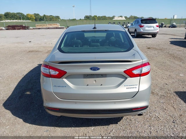 2016 Ford Fusion Hybrid Titanium მანქანა იყიდება აუქციონზე, vin: 3FA6P0RUXGR127205, აუქციონის ნომერი: 46245308