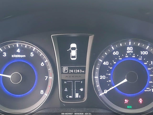 46245527 :رقم المزاد ، KMHFH4JG4DA286016 vin ، 2013 Hyundai Azera مزاد بيع