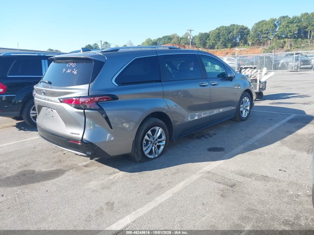 Продаж на аукціоні авто 2026 Toyota Sienna Limited/platinum, vin: 5TDZSKFC2TS278060, номер лоту: 46245616