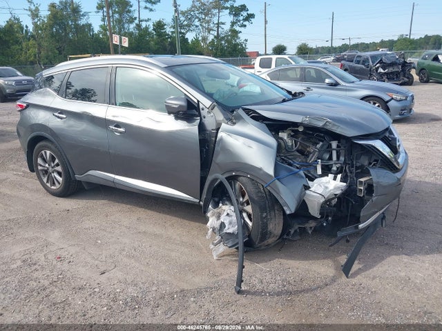 2015 Nissan Murano Sl მანქანა იყიდება აუქციონზე, vin: 5N1AZ2MG4FN211657, აუქციონის ნომერი: 46245765