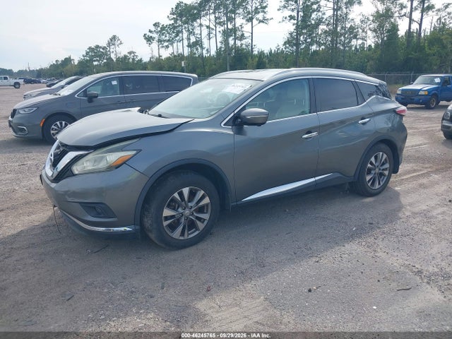 2015 Nissan Murano Sl მანქანა იყიდება აუქციონზე, vin: 5N1AZ2MG4FN211657, აუქციონის ნომერი: 46245765