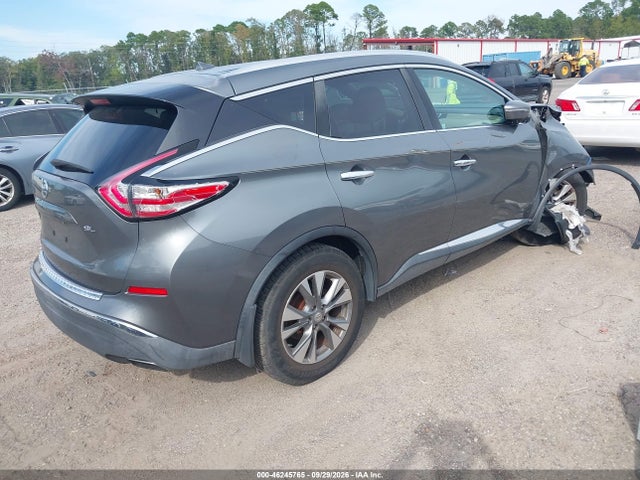 2015 Nissan Murano Sl მანქანა იყიდება აუქციონზე, vin: 5N1AZ2MG4FN211657, აუქციონის ნომერი: 46245765