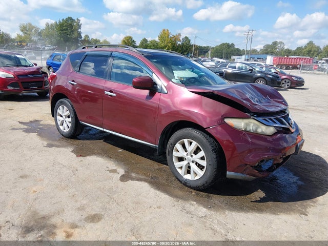 Продаж на аукціоні авто 2012 Nissan Murano Sv, vin: JN8AZ1MW5CW211120, номер лоту: 46245780