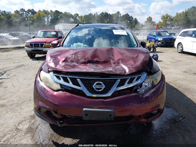 46245780 :رقم المزاد ، JN8AZ1MW5CW211120 vin ، 2012 Nissan Murano Sv مزاد بيع