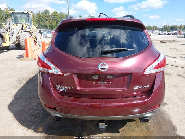 46245780 :رقم المزاد ، JN8AZ1MW5CW211120 vin ، 2012 Nissan Murano Sv مزاد بيع