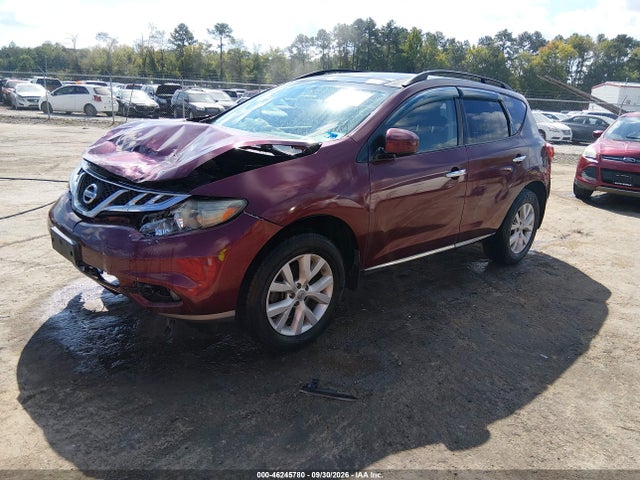46245780 :رقم المزاد ، JN8AZ1MW5CW211120 vin ، 2012 Nissan Murano Sv مزاد بيع