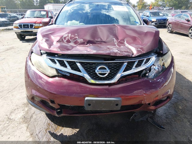 46245780 :رقم المزاد ، JN8AZ1MW5CW211120 vin ، 2012 Nissan Murano Sv مزاد بيع