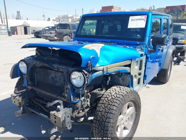 46245806 :رقم المزاد ، 1C4BJWDG3GL270798 vin ، 2016 Jeep Wrangler Unlimited Sport مزاد بيع